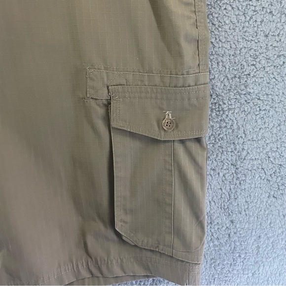 Elixir Mens Cargo Shorts Size‎ 40 Khaki Regular Fit Ripstop Fabric Workwear - Picture 3 of 10